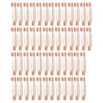 50 pc Iron Safety Pin with Hole 0.79"