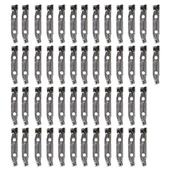 50 pc Iron Safety Pin with Hole 1.38"