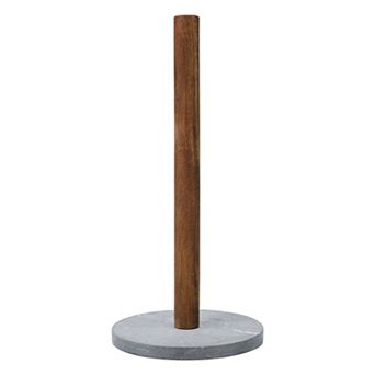 Paper Towel Holder Countertop Weighted Non Slip Base Marble Kitchen Decor for Home
