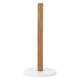 Paper Towel Holder Countertop Weighted Non Slip Base Marble Kitchen Decor for Home