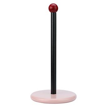 Paper Towel Holder Countertop Weighted Non Slip Base Paper Towel Dispenser Wood Kitchen
