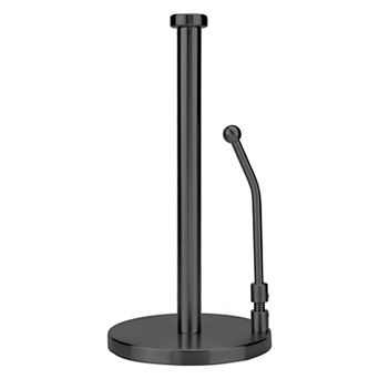 Paper Towel Holder Countertop Weighted Non Slip Base Paper Towel Dispenser Stainless Steel Decor