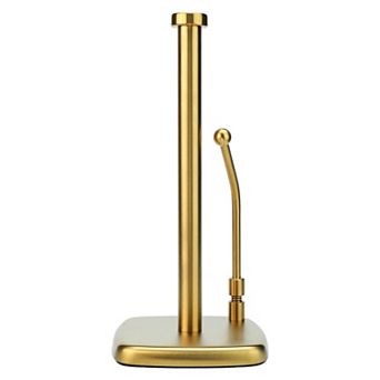 Paper Towel Holder Countertop Weighted Non Slip Base Paper Towel Dispenser Stainless Steel Decor