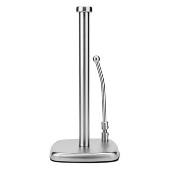 Paper Towel Holder Countertop Weighted Non Slip Base Paper Towel Dispenser Stainless Steel Decor