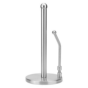 Paper Towel Holder Countertop Weighted Non Slip Base Paper Towel Dispenser Stainless Steel Decor