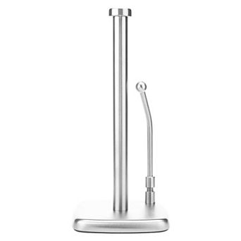 Paper Towel Holder Countertop Weighted Non Slip Base Paper Towel Dispenser Stainless Steel Decor