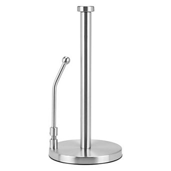 Paper Towel Holder Countertop Weighted Non Slip Base Paper Towel Dispenser Stainless Steel Decor