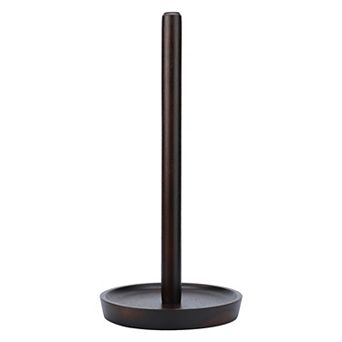 Paper Towel Holder Countertop Weighted Non Slip Base Paper Towel Dispenser Wood Decor for Home