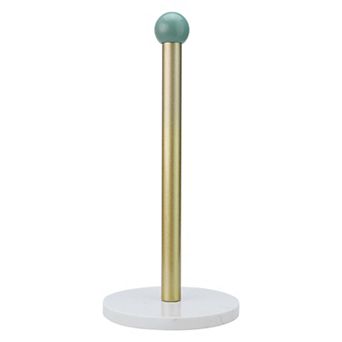 Paper Towel Holder Countertop Non Slip Base Paper Towel Dispenser Marble Kitchen Decor for Bathroom