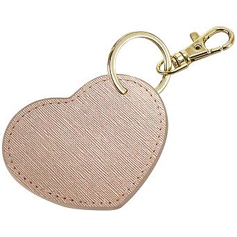 Bagbase Boutique Heart Leather-Look PU Keyclip
