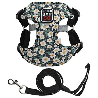 Puppy Dog Harness and Leash Set 1Set with Reflective Strip