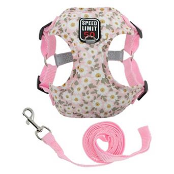 Puppy Dog Harness and Leash Set 1Set with Reflective Strip