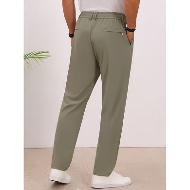 Men's Athletic Sweatpants Lightweight Quick Dry Casual Mesh Workout Pants with Zipper Pockets