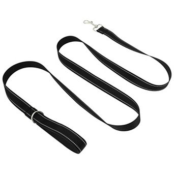 Reflective Dog Leash with Soft Padded Handle and Metal Hook 1 pc