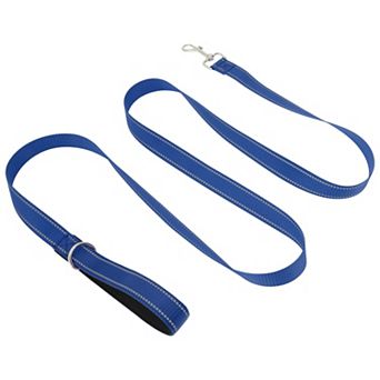 Reflective Dog Leash with Soft Padded Handle and Metal Hook 1 pc
