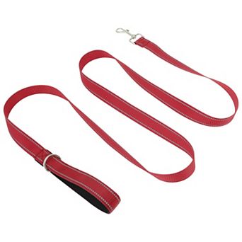 Reflective Dog Leash with Soft Padded Handle and Metal Hook 1 pc