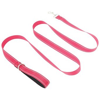 Reflective Dog Leash with Soft Padded Handle and Metal Hook 1 pc