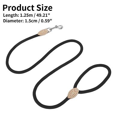 Dog Leash Round Braided for Small Medium Large Dog 1Pc