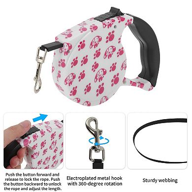 Retractable Pet Leash with Ergonomic Handle 1Pc