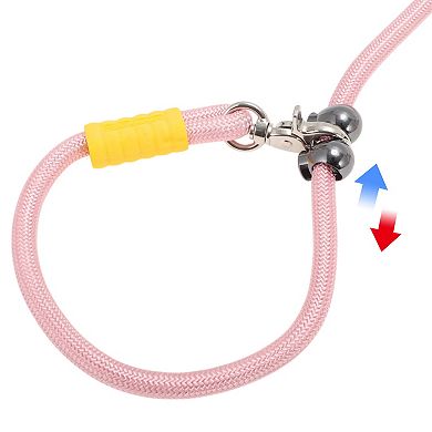 Hands-Free 1Pc Dog Leash Adjustable Pink Green
