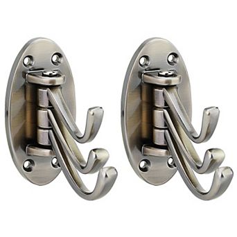 Utility Hooks 2 pc Metal Durable Hooks Wall Hooks for Hanging Multi Purpose 3 in Hooks for Kitchen
