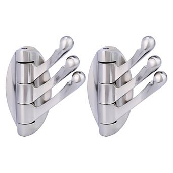 Utility Hooks 2 pc Metal Durable Hooks Wall Hooks for Hanging Multi Purpose 3 in Hooks for Kitchen