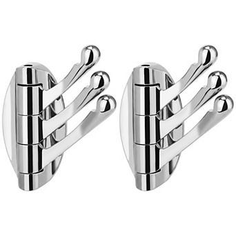 Utility Hooks 2 pc Metal Durable Hooks Wall Hooks for Hanging Multi Purpose 3 in Hooks for Kitchen