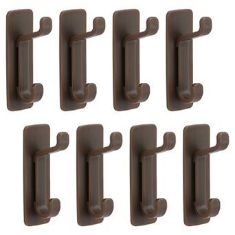 Utility Hooks 8 pc ABS Durable Hooks Wall Hooks for Hanging Multi Purpose Hooks for Kitchen Hats