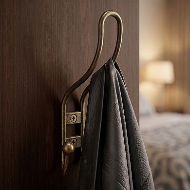 Utility Hooks 8Pcs Metal Durable Hooks Multi Purpose Wall Hooks for Kitchen Household Hats