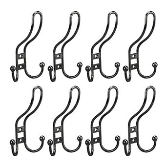 Utility Hooks 8 pc Metal Durable Hooks Multi Purpose Wall Hooks for Kitchen Household Hats
