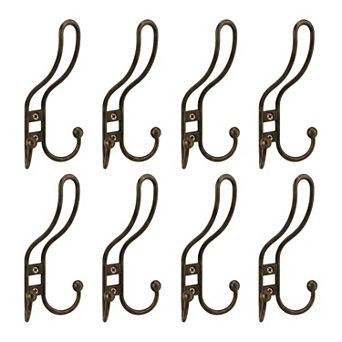 Utility Hooks 8 pc Metal Durable Hooks Multi Purpose Wall Hooks for Kitchen Household Hats