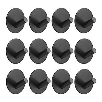 Utility Hooks 12 pc Metal Durable Hooks Wall Hooks for Hanging Organization Multi Purpose Hooks