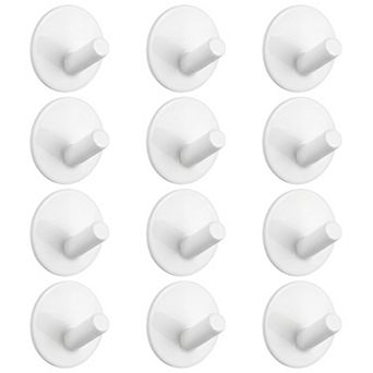 Utility Hooks 12 pc Metal Durable Hooks Wall Hooks for Hanging Organization Multi Purpose Hooks