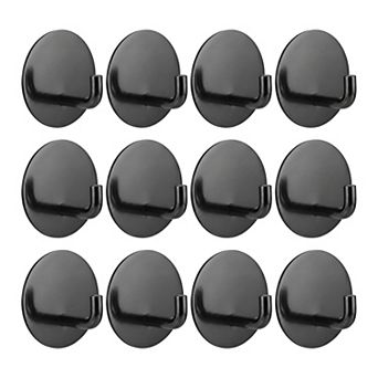 Utility Hooks 12 pc Metal Round Durable Hooks Wall Hooks for Kitchen Household Multi Purpose Hooks