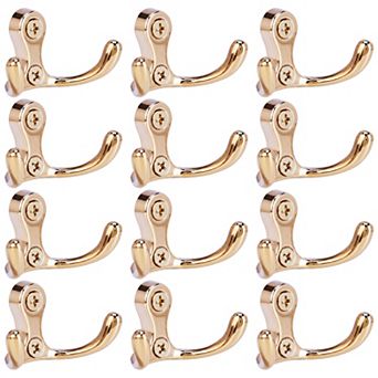 Utility Hooks 12 pc Metal Durable Hooks Wall Hooks for Hanging Multi Purpose Hooks for Kitchen