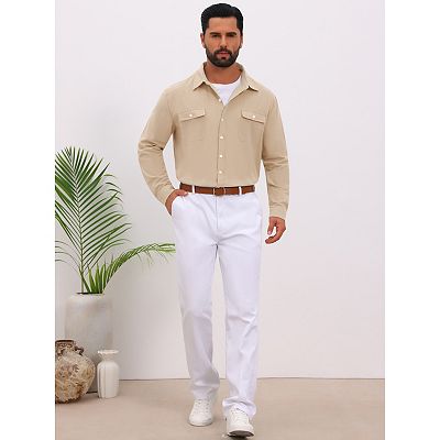 men's long sleeve casual dress shirts Kensington Long Sleeve Tech Shirt