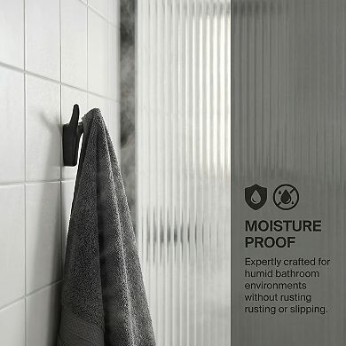 Coat Rack Wall Mount Zinc Coat Hook Hat Rack Single Hook Horn Design Wall Hooks for Entryway