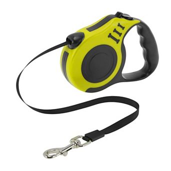 Retractable Pet Leash Ergonomic Handle Bones Pattern Under 15 kg 16.4ft