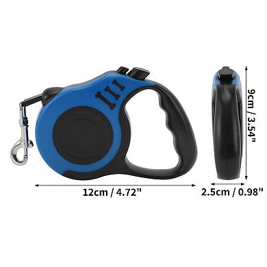 Retractable Pet Leash Ergonomic Handle Bones Pattern Under 12 kg 9.84ft