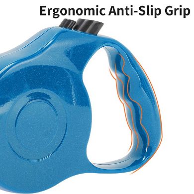 Retractable Pet Leash Ergonomic Handle Solid Color Under 10 kg 9.84ft