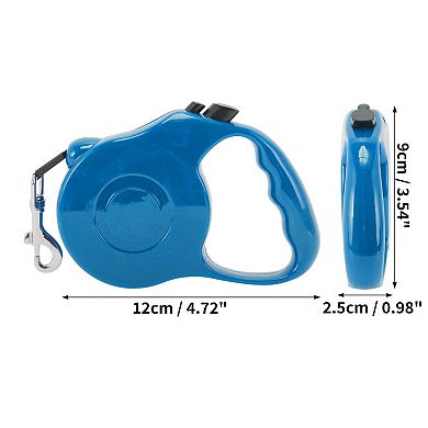 Retractable Pet Leash Ergonomic Handle Solid Color Under 10 kg 9.84ft