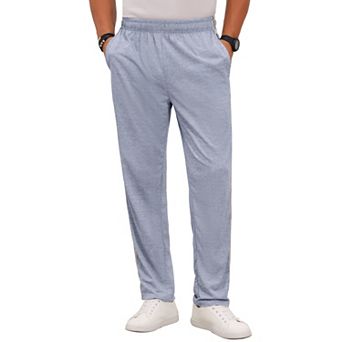 Men's Casual Drawstring Waist Straight Leg Side Stripes Streetwear Sweatpants
