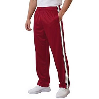 Men's Casual Drawstring Waist Straight Leg Side Stripes Streetwear Sweatpants