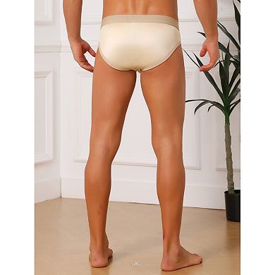 Men's Stretch Comfortable Color Block Underwear 3-Pack Briefs