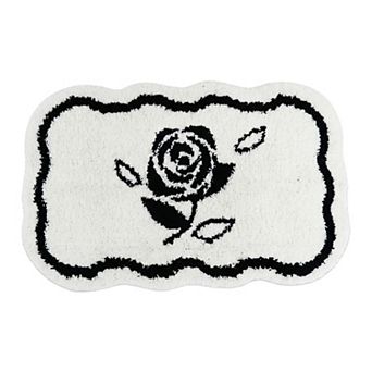 Boho Decorative Bathroom Rug Ultra Soft Absorbent Shaggy Bath Mat Non Slip Microfiber Plush Carpet