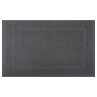 Cotton Bathroom Rugs Luxury Towel Bath Mat with Square Pattern Absorbent Quick Dry Non Slip Rug