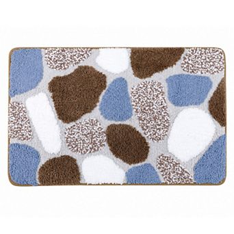 Bathroom Rugs Absorbent Non Slip Backing Soft Plush Bath Rugs Shower Rug Quick Dry Mats for Bathroom