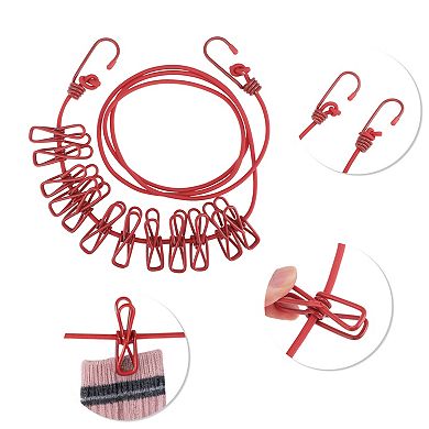 1 Pc Clothesline with Metal Clips