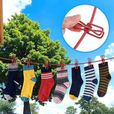 1 Pc Clothesline with Metal Clips