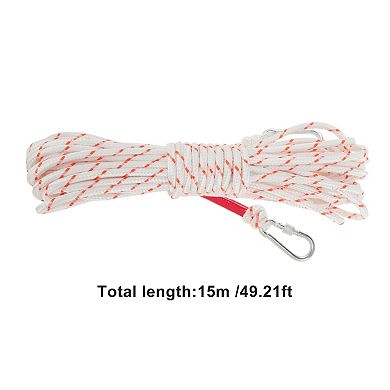 1 Pc Outdoor Double Hook Braided Clothesline 49.21ft